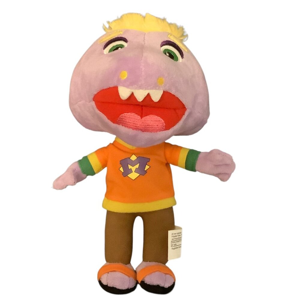 Chuck E Cheese Mr‎ MUNCH Soft Furry Plush Big Head Doll 10" Fun Express